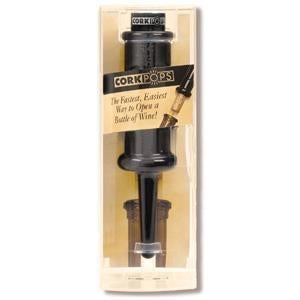 Cork Pop Wine Bottle Opener - Black or White